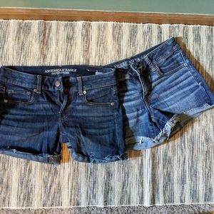 American Eagle Size 4 Denim Shorts Bundle
